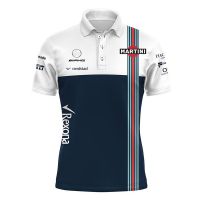 2023 New Fashion   new F1 racing 9527-Benz benz Hamilton Bottas POLO shirt mens quick-drying short-sleeved POLO shirt，Size: XS-6XL Contact seller for personalized customization of name and logo