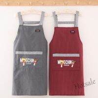 【hot sale】○☼ D13 Pure cotton waterproof apron strap kitchen household kitchen female fashion female work waiter nail