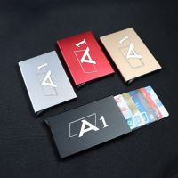 ❉❧◄ For Audi A1 Sportback 8XA 8XF 8X1 8XK GBA Anti-theft ID Credit Card Holder Porte Carte Thin Wallets Pocket Case Accessories