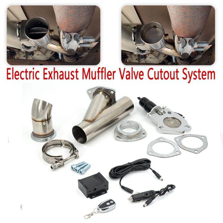 Electric Exhaust Muffler Valve Cutout System Remote Switch Controller