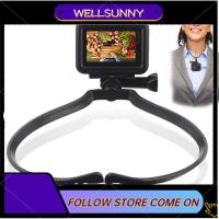 Wellsunny ที่วางโทรศัพท์กล้องมือถือสำหรับ DJI OSMO ACTION Gopro Hero11 10 9 8 7 6 5 4 3 Black Hero Go Pro กล้องสร้อยคอสำหรับ Xiaomi Yi อุปกรณ์เสริมสำหรับกล้องกีฬา)