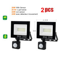 2ชิ้น220โวลต์10-100วัตต์ LED FloodLight ปอตไลท์ภายนอกถนนผนังสะท้อนไฟ LED Motion Sensor แสงไฟโคมไฟสวน Ya