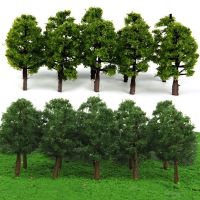 Hot Selling 50Pcs Model Trees Train Railroad Micro Landscape Layout Diorama Scale Tree 7Cm Decorate Building Model Roadway For Kid Gift