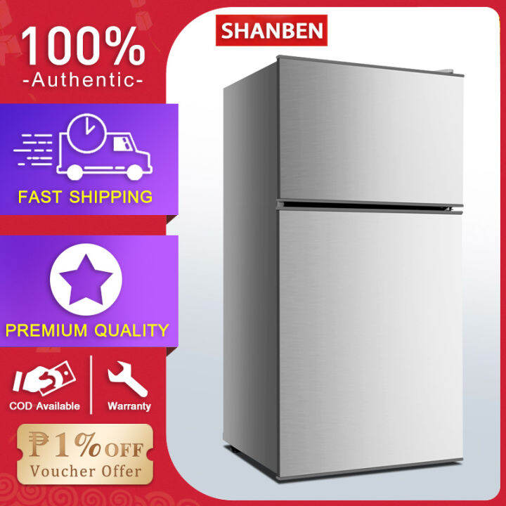 ⚡️ can be paid in instalments⚡️ SHANBEN 2 Door Refrigerator, 4.8Cu ft