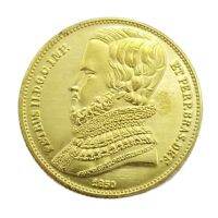 1850บราซิลเหรียญที่ระลึก10 000 Reis - Pedro Ii ของที่ระลึกงานฝีมือสำหรับตกแต่งบ้านเครื่องประดับโต๊ะ