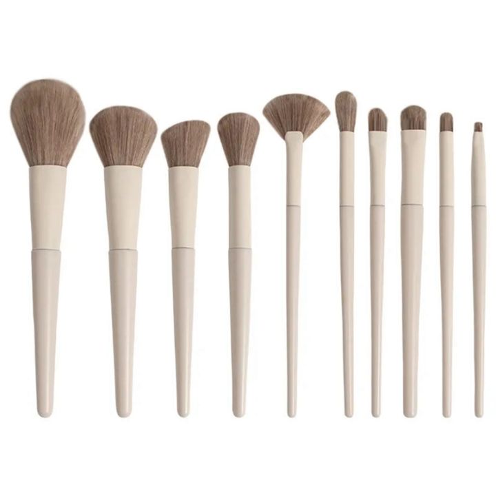10pcs-makeup-concealer-brush-foundation-brush-blush-loose-powder-brush-eye-shadow-highlighter-foundation-brush-tools