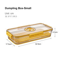 Refrigerator Storage Box Organizer Food Grade PET Plastic Kitchen Storage Containers Thickened Timekeeping Frozen Storage Boxes