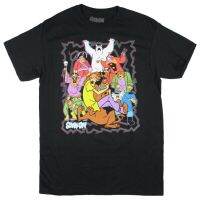 Cartoon network Scooby-Doo mens 100% cotton round neck short -sleeved T-shirt