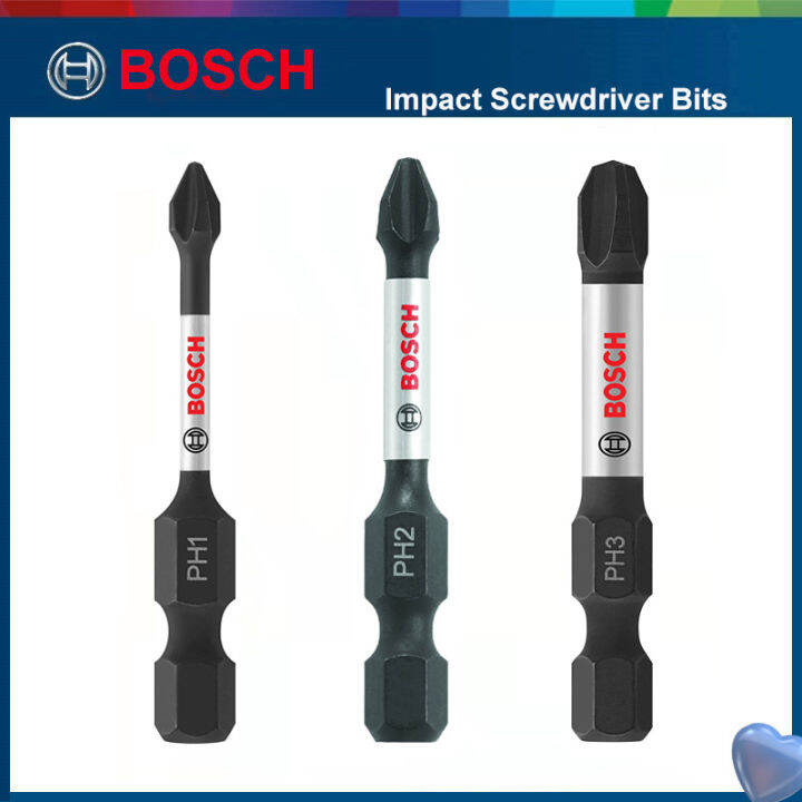 Bosch Impact Screwdriver Bits PH1 PH2 PH3 Lazada