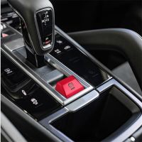 、‘】【’ P Button Handbrake Parking Decoration Cover Trim For Porsche Cayenne Panamera 2018-2021 Car Styling Interior Accessories