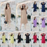 Hodie DRESS ชุดเดรสสั้น ลําลอง สไตล์เกาหลี สําหรับผู้หญิง FH