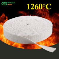 Length 1/2/3/4/5M Thermal Insulation Asbestos Strip For Smoke Exhaust Pipe Of Water Heater Ceramic Fiber Aluminum Silicate Tape