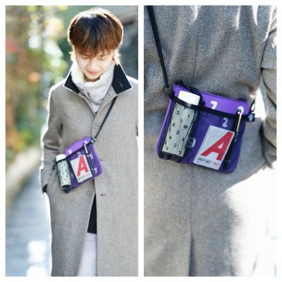 koreafashionshop(KR1797) กระเป๋าสะพายใบเล็กลายสกีน"ตัวเลข" ใส่มือถือได้