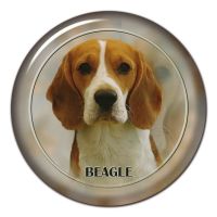 S30435# 13CM/15CM/17CM PVC Decal Beagle Dog Car Sticker Waterproof for Bumper Rear Window Laptop Toilet