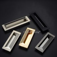 Luxury 10PCS European Recessed Sliding Door Handles Hidden Invisible Cupboard Wardrobe Cabinet Pulls Handles Furniture Hardware Door Hardware