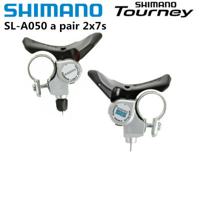 Shimano TOURNEY SL-A050 Kiri Kanan Kiri A050-LB A050-RA Beralih Mengendalikan 2X7 Speed มือจับจักรยานเสือหมอบ Sokongan