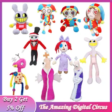 The Amazing Digital Circus Plush Toy Stuffed Pomni The Jester Palmny Doll  25cm