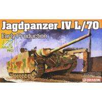 ชุดประกอบโมเดลถังผลิตก่อน DRAGON 7307 1/72 Jagdpanzer IV L/70