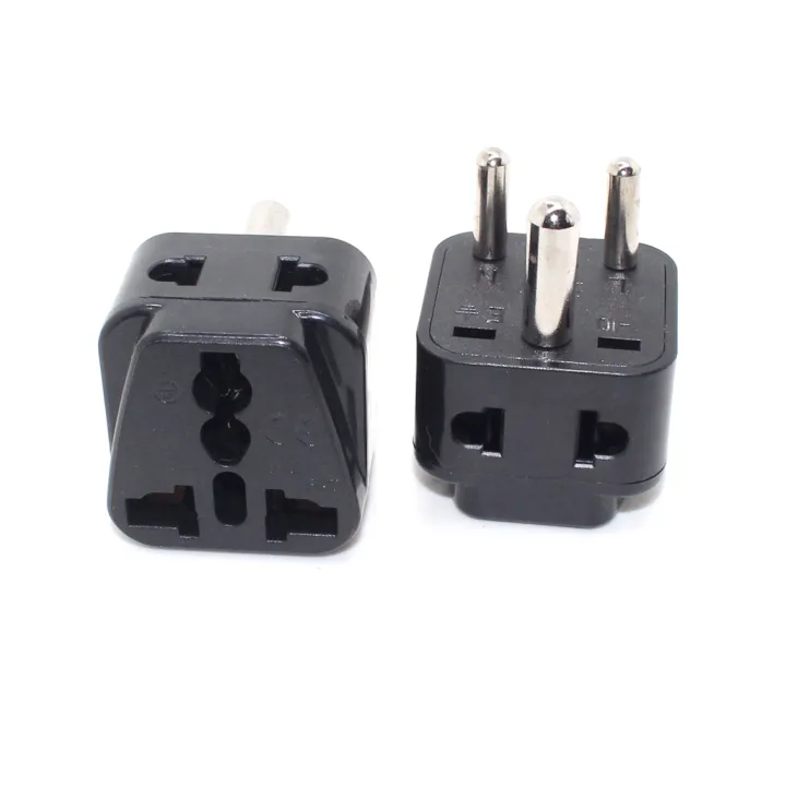 10pcs 1 to 2 South Africa ZA India IN Plug Adapter Universal Converter