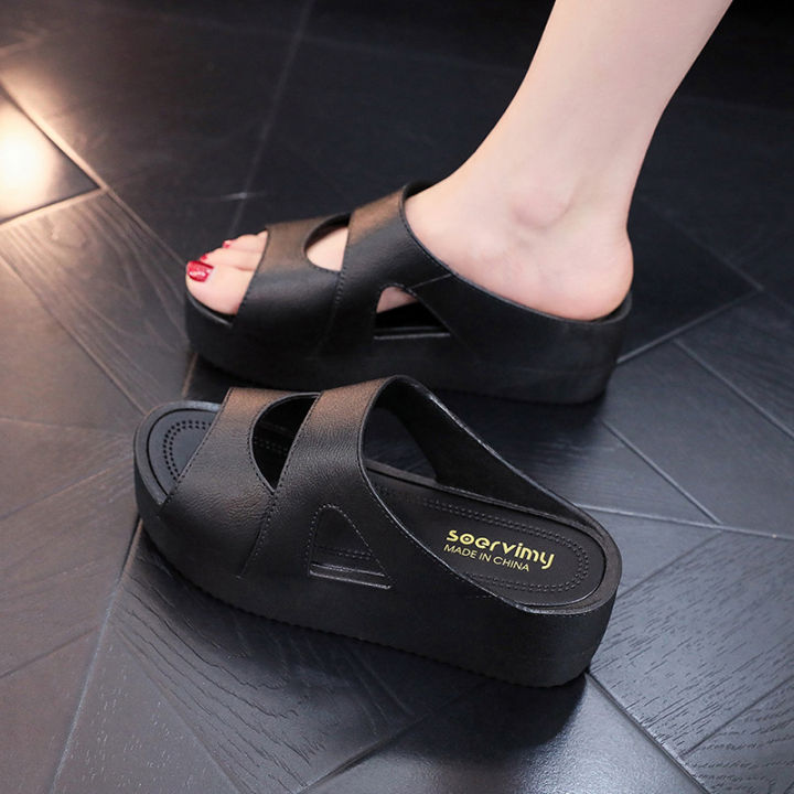 Fnova 6cm Height Sandals for Women Summer Chunky Platform Sandals Woman ...