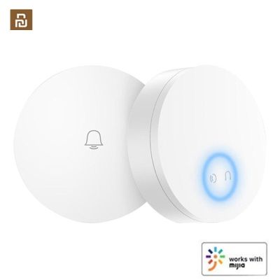 Xiaomi Mijia Linptech WIFI Self-power-generating Wireless Doorbell Work with Mijia APP Smart Control Memory Function AC 110-240V