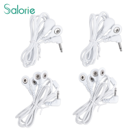 Salorie 2/4 วิธี 2.5mm / 3.5mm ลวดอิเล็กโทรด TENS สําหรับสิบหน่วย EMS โหมดเครื่องนวดไฟฟ้าฝังเข็มนวดร่างกายเครื่องบําบัดแบบดิจิตอล