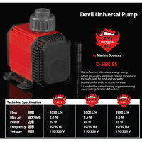 Red Devil 40W 3000L H Submersible เครื่องสูบน้ำพิพิธภัณฑ์สัตว์น้ำเครื่องสูบน้ำเครื่องสูบน้ำตัวกรองน้ำในครัวเรือนปั๊มหมุนเวียน Mute Small