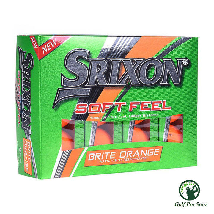 Srixon Soft Feel 12 Matte Golf Ball Orange Ball Lazada