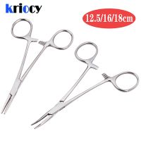 【YF】 Hand 12.5 16 18cm Hemostatic Forceps Hair Clamp Fishing Locking Pliers Epilation Tools Curved/Straight Cutter