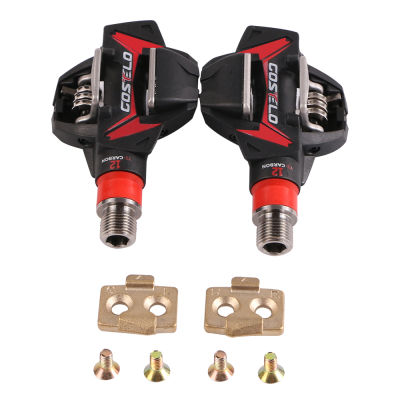 Coso XC 12 MTB Mountain bike Pedals Carbon Ti Tianium bicycle bike pedals with cleats only 264g