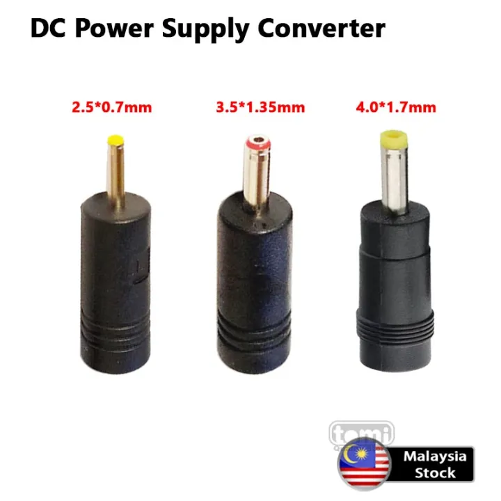 [Malaysia Stock] DC Power Connector Adapter 5.5 to 3.5 2.5 Jack Female [5.5 x 2.1] to Male [2.5