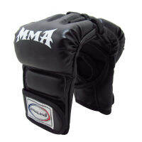 MMA Half ถุงมือมวยใหม่ Finger Fighting Gloves มวยต่อสู้ถุงมือ