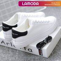 Lamoda รองเท้าผ้าใบแฟชั่นสำหรับผู้หญิง,[35-40] รองเท้าลำลองรองเท้าผ้าใบสตรีระบายอากาศได้ดี (ตัดเล็ก)