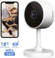 กล้องวงจรปิดแบบ360องศา Wi-Fi 1080P 2.4G ไร้สายในร่มพร้อมการมองเห็นได้ในเวลากลางคืน,มอนิเตอร์พร้อม Ios,แอปแอนดรอยด์