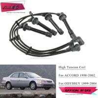 ZUK Ignition High Tension Coil Cord Cable Wire For HONDA ACCORD 1998 1999 2000 2001 2002 2.0L 2.3L For ODYSSEY RA6 2.3 1999-2004