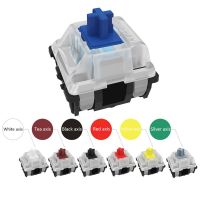 Dream house Gateron Optical Switch Interchange For Gateron Optical Switches Mechanical Keyboard SK61 SK64 Blue, Red, Brown, Black, Silver, Yellow White Axis