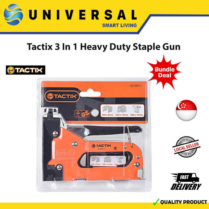 [SG SHOP SELLER] Tactix 3 In 1 Heavy Duty Staple Gun Lazada Singapore