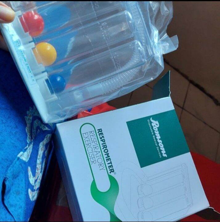 Triflow Spirometer Respirometer Incentive Spirometry Fisioterapi Nafas