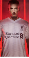 LFC เสื้อเชียร์ลิเวอร์พูล (ชาย) สีขาว- ลิขสิทธิ์แท้ 100% ชุดเหย้าเกรดแฟนบอล ฤดูกาล 2019/2020 (มีป้ายโฮโลแกรม 3 มิติ)