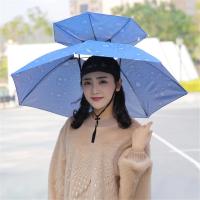 [hot]Portable Rain Umbrella Hat Umbrella Fishing Sunshade Cap Fishing Parasol Breathable Anti-rain UV Protection Breathable Outdoor