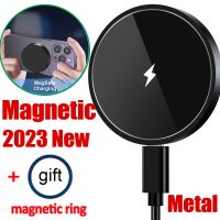 ✠✣✇ Magnetic Wireless Charger For IPhone 14 13 12 11 X XR Pro Airpods Sumsang Xiaomi Huawei Portable Magsafe Fast Charging Pad