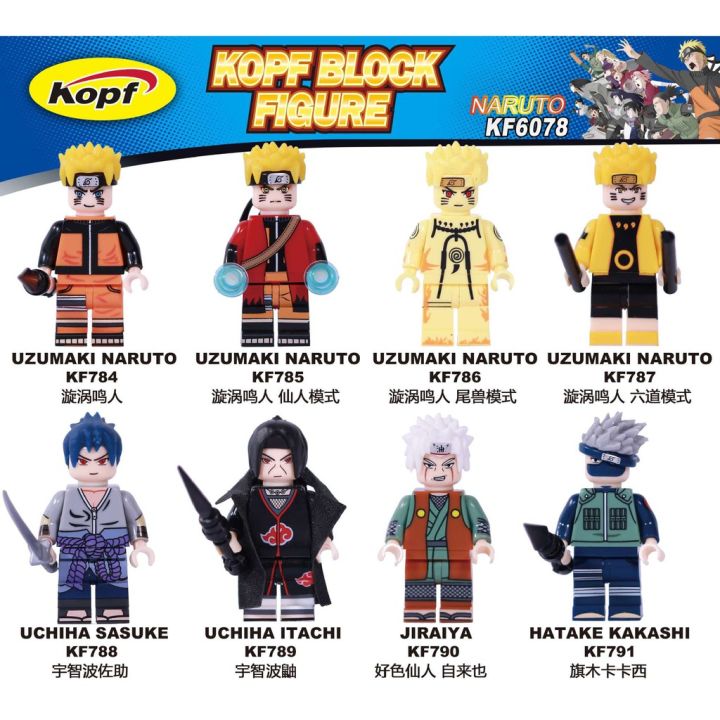 candy-style-minifigures-naruto-uzumaki-naruto-uchiha-itachi-sasuke-six-ways-tokashi-building-blocks-toys-for-kids