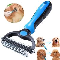 【FCL】♟▦ Hair Remover Comb Grooming Dog Double-sided for Supplies and Matted