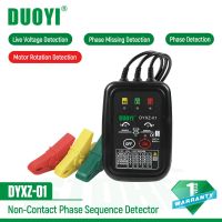 DUOYI DYXZ-01 DYXZ-02 3 Phase Detector Rotation tester Non-Contact Phase Sequence Detector Meter Indicator Digital LED Buzzer