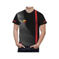 （ALL IN STOCK 2023）  Fiat 500 Abarth DTM Men Black Sleeve T-shirt Car Fans