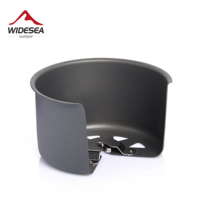 Widesea Camping Gas Stove Wind shield Outdoor Mini Burner Screen Wind