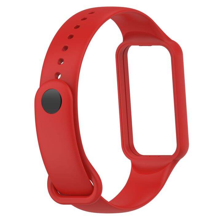 สำหรับสายนาฬิกาข้อมือซิลิโคน-amazfit-band-7-สีเขียวเข้ม