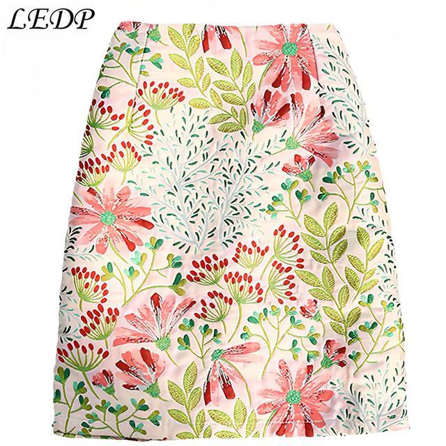 cc-ledp-flowers-knee-length-embroidery-skirts-new-fashion-floral-skirt