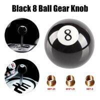 【LZ】❒✻℡  8 Eight Pool Billiard Ball Gear Shift Knob w/ Adapter Acrylic Black High Head Quality Shifter AT/MT Lever Vehicle Universal V2G7