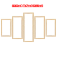 DIY Wooden Art Frame canvas diamond painting paint by numbers DIY frame picture inner frame WOODEN FRAMES 5 LITTER PAINTING